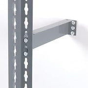 Nexel WWB121 Wall Bracket, Gray, 12" Length, Gray