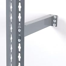 Nexel WWB121 Wall Bracket, Gray, 12" Length, Gray