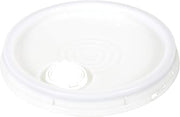 Vestil LID-54-PNST High Density Polyethylene 3-1/2, 5 and 6 Gallon Spout Top with Tear Tab Natural