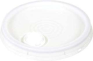 Vestil LID-54-PNST High Density Polyethylene 3-1/2, 5 and 6 Gallon Spout Top with Tear Tab Natural