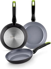 Monix Frying Pan Set, Non-Stick, 13/16/20 cm, Pan