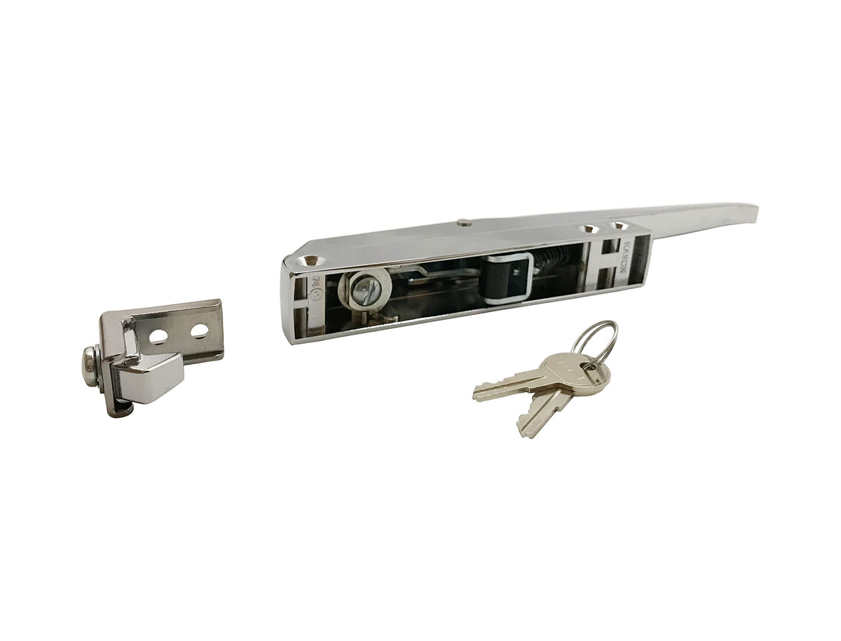 Straight Handle Edgemount Latch (with Key) by Kason – Model 174C-01