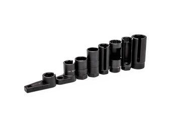 8 Piece Sensor and Sending Socket Set by GEARWRENCH – (Pack of 1), Chome Vanadium or Chrome Molybdenum Alloy Steel, Model 41720