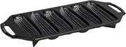 Lodge Pre-Seasoned Cast Iron Cornstick Pan, 6-Well, 14 Inches