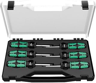 Wera 05027940002 Kraftform 300 TX/6 Torx Torque-Indicator Screwdriver Set, 6-Piece