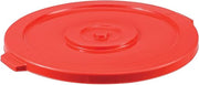 Global Industrial 44 Gallon Garbage Can Lid, Red