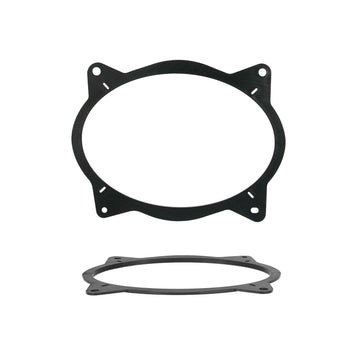 Electronics - Toyota Speaker Adapter 2012-2019 - 6x9 inch rear () Metra Speaker Adaptors – Black, Model 82-8154
