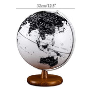 High-Definition Black and White Globe Led Lights Rotating... by xdgFHsy – One Size, Resin, A, Model xdgFHsy