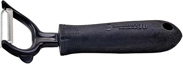Winco Black Serrated Edge Y Peeler, Handle