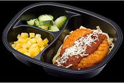 Breaded Chicken Patty with Mozzarella Cheese and Marinara Sauce over Fettuccini Meal by Golden Gourmet – Pack of 20