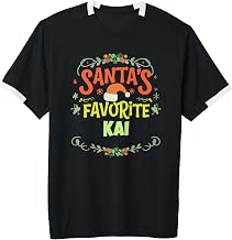 Santa's Favorite Kai Christmas Kai Name Personalized Adult & Youth Soccer Jersey