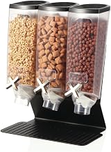 Rosseto® Three Container EZ-PRO™ H3B Snack Dispenser With Black Steel Stand (1 Gallon Each) EZ50399
