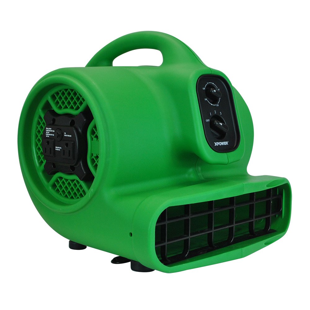 XPOWER 13.9 x 14.8 x 14.6 inches / Pro P-430AT / Green Floor Fans