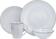 Nosse with Fortessa Bordo Stoneware 16 Piece Dinnerware Set, Service for 4, Stone