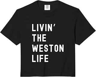 Weston Living The Weston Life Name Comfort Colors Crop Top