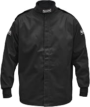 Allstar Performance ALL931115 Driving Jacket - SFI 3.2a/1 - Single Layer - Fire Retardant Cotton - Black - X-Large - Each