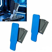 Throttle & Brake Pedals and Adjustable Angle Bracket for Fanatec CSL (Blue) | The bracket adopts Indexed pivot system allows fine-tuning in 5° increments, the plates offers great foot grip and rigidity