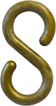 Mr. Chain S-Hook, Acetal Copolymer, 2", Gold, 10/Pk