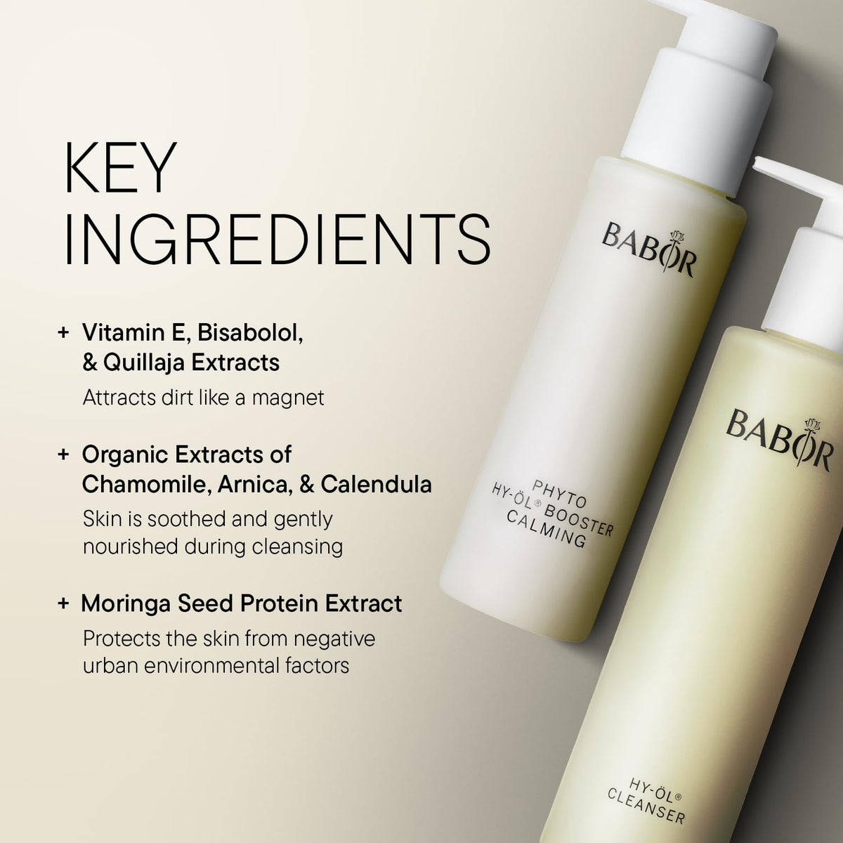 HY-OL Cleanser & Phyto HY-OL Booster Calming Set by BABOR – Commercial Grade