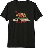 Curtis California Vintage Bear Retro State Pride Premium Tri-Blend T-Shirt