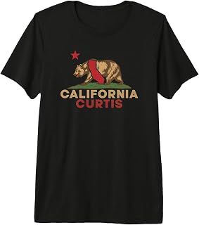 Curtis California Vintage Bear Retro State Pride Premium Tri-Blend T-Shirt