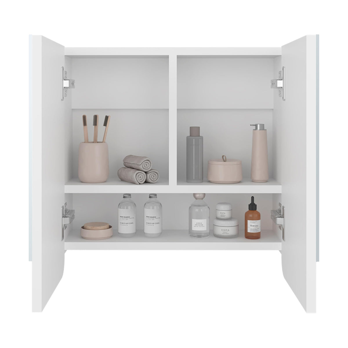 16" Argos Medicine Cabinet by DEPOT E-SHOP – Engineered Wood, White, Model DE-GLB11582