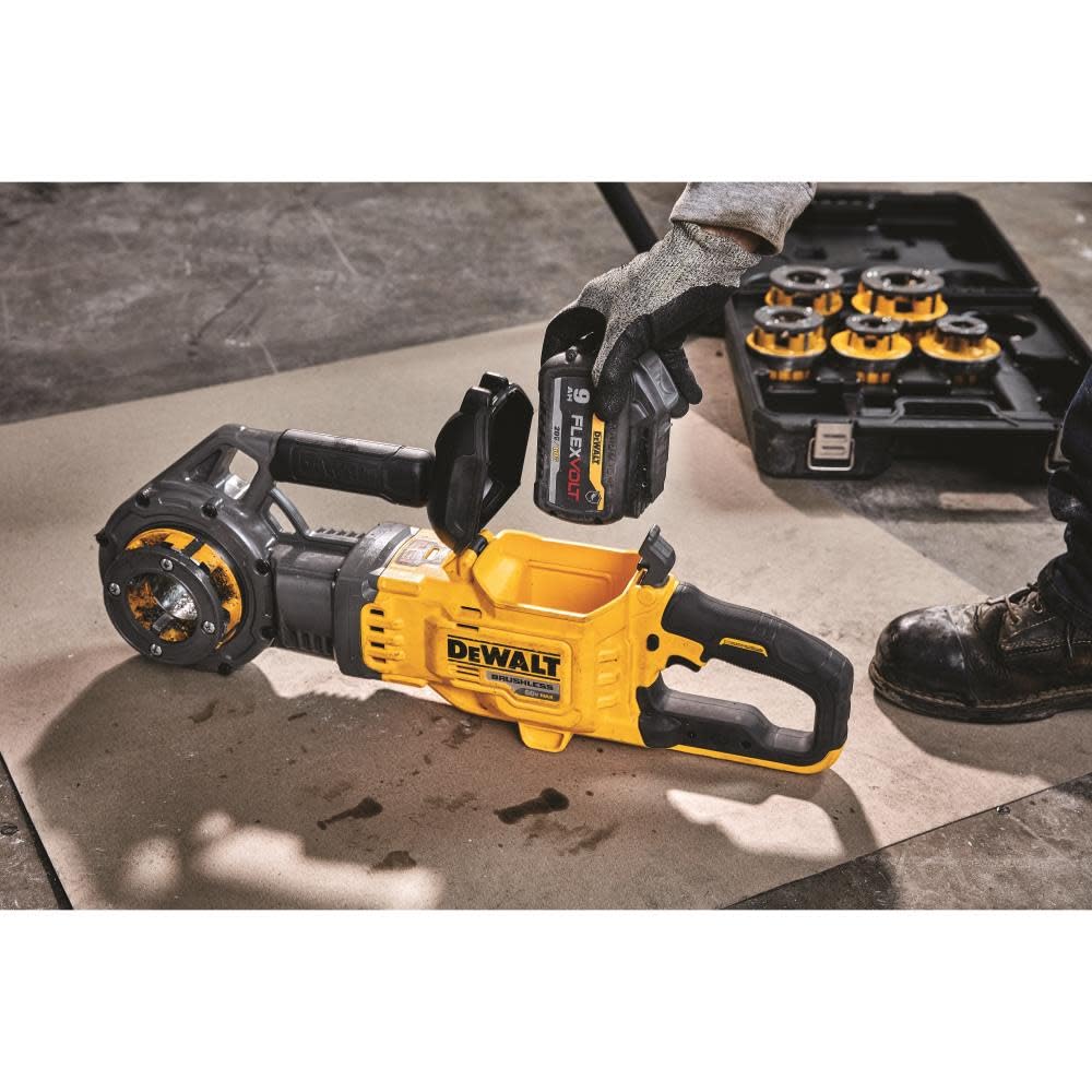 60V MAX PIPE THREADER GLASSFILLED 9AH PCK by DEWALT – One Size, Blend, Multi, Model DCE700X2