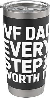 IVF In Vitro Fertilization Transfer Day Fertility IVF Dad Stainless Steel Insulated Tumbler