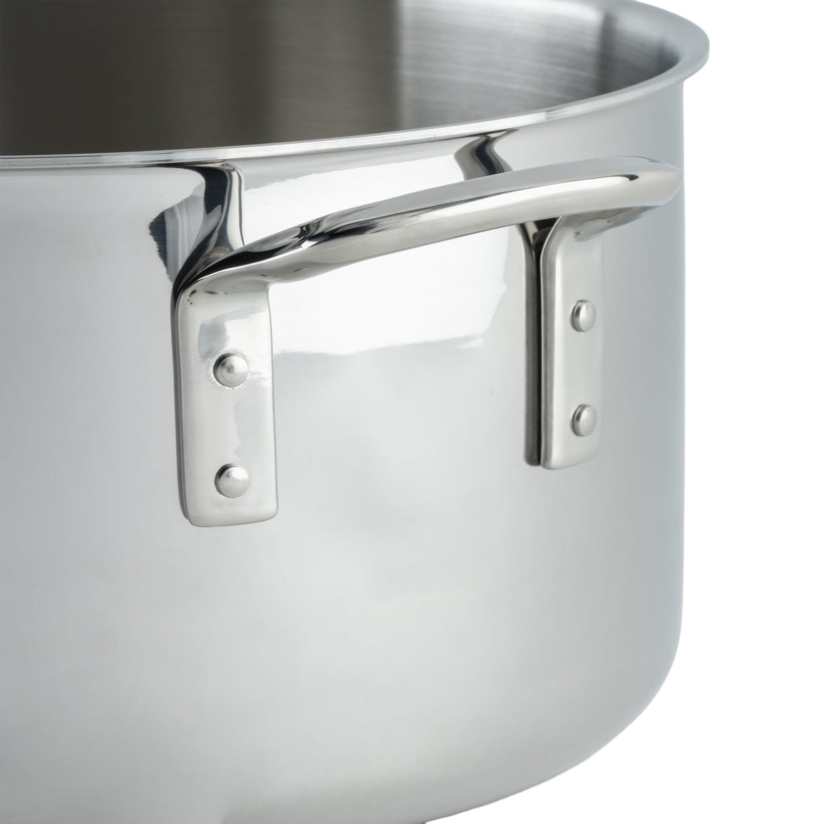 Winco 20 Quarts / Stock Pot TriPly / Silver Stockpots