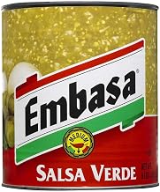 Embasa Verde Medium Salsa Can, 10 Can -- 6 Case