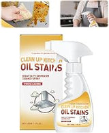 Kitchen Cleaner,4 Oz Clean Up Kitchen Oil Stain Spray,Multi-purpose Oils Stain Cleaner,Powerful Degreaser Cleaning Spray For Stovetops, Ovens, Range Hoods