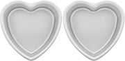 Fat Daddio's PHT-103 Anodized Aluminum Heart Cake Pan, 10 x 3 inch (Pack of 2)