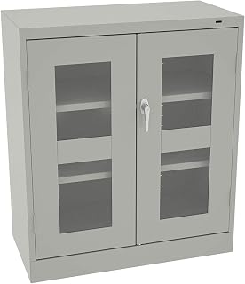 Tennsco CVD4224LG CVD4224LG Storage Cabinet: 36 in x 24 in x 42 in, Frame, 2 Adj Shelves, Swing
