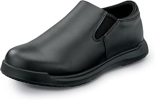 SR Max Mens Black Ashland II MaxTrax Soft Toe SRO Slip-On Oxford