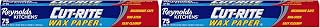 Reynolds Cut-Rite Wax Paper, 75 Square Foot Roll (Pack of 2)