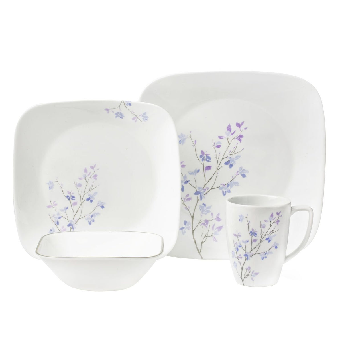 Corelle Jacaranda / 16-Piece / 1 Dinnerware Sets