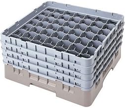 Cambro (49S1114151) 49 Compartment Stemware & Tumbler Glass Rack - Camrack®