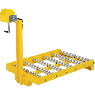 Forklift Battery Transfer Platform by Global Industrial – 45"L x 33"W x 9"H, Alloy Steel, Yellow, Model 241957