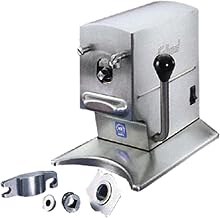 Edlund270B/115V Heavy-Duty Counetrtop Electric Can Opener with Single Cutting Speed and Lock Bracket for Bar Bistro | 200 Cans/Day Capacity, 13-3/4"D x 10-5/8"W x 11-3/8"H, Stainless Steel, NSF, 115v