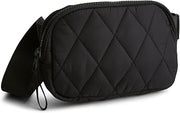 Vera Bradley Women's Featherweight Woodward Small Belt Bag, Moonless Night, One Size
