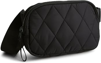 Vera Bradley Women's Featherweight Woodward Small Belt Bag, Moonless Night, One Size