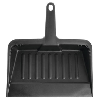 Dustpan Black - 12-3/8 L by HUBERT – Plastic, Black, Model 38694451303