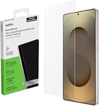 Belkin ScreenForce Titan SmartShield Anti-Reflective Samsung Galaxy S26 Ultra Screen Protector, Scratch Resistant Impact Protection, Anti-Fingerprint, Ultra-Thin with Easy Align Tray for Application