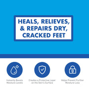 Healthy Feet Foot Cream Tube (4 Pack) by O'Keeffe's – 3 Ounce (Pack of 4), Pack of 4, Model K0280004-4
