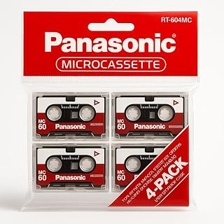 Panasonic Microcassette MC-60 4/pack