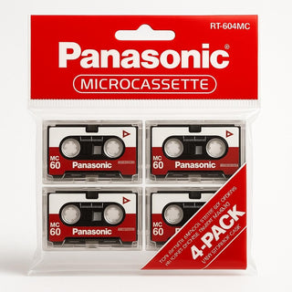 Microcassette MC-60 4/pack by Panasonic – Pack of 4, Model 8O-8YLY-ELRB