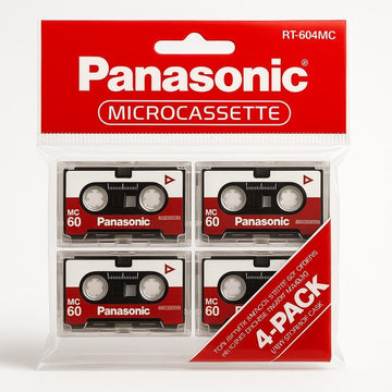 Microcassette MC-60 4/pack by Panasonic – Pack of 4, Model 8O-8YLY-ELRB