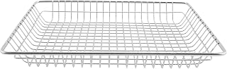 G.E.T. 4-835812 Metal Rectangular Wire Serving Tray, Stainless Steel