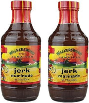 WALKERSWOOD Jamaican Jerk Marinade Seasoning Sauce – Achieve the Absolute Traditional Island Flavor Taste Formulated |Perfect on Marinating Meat, Chicken, Fish, and Seafoods | 500ml 2 PACK