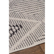 Marion Marko Polyester 8' x 10' Area Rug in Cream by Linon – 0" x 120" (Rectangular), Fabric, Cream, Model CYMX3553